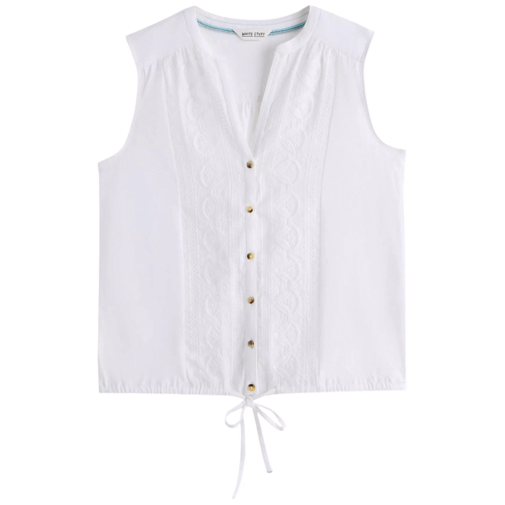 White Stuff Tulip Sleeveless Shirt